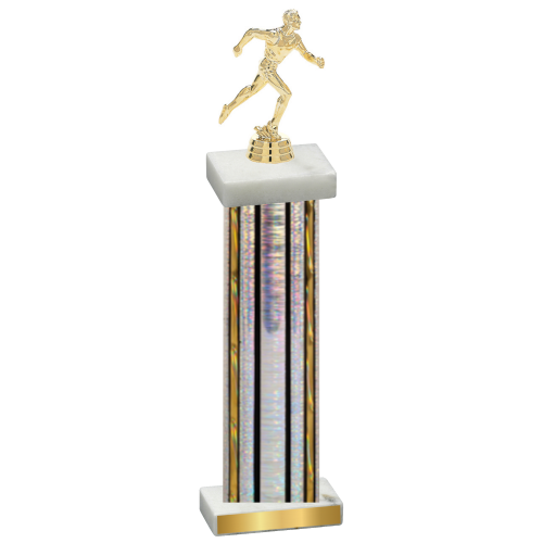 Single Silver Glacier Running Trophy