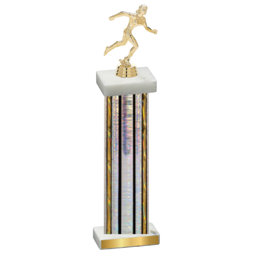 Single Silver Glacier Running Trophy