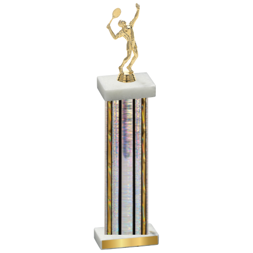 Single Silver Glacier Tennis Trophy