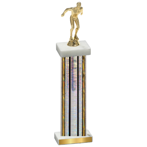 Single Silver Glacier Swimming Trophy