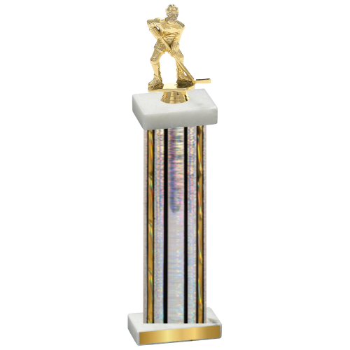 Single Silver Glacier Hockey Trophy