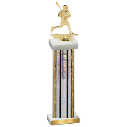 Single Silver Glacier Lacrosse Trophy