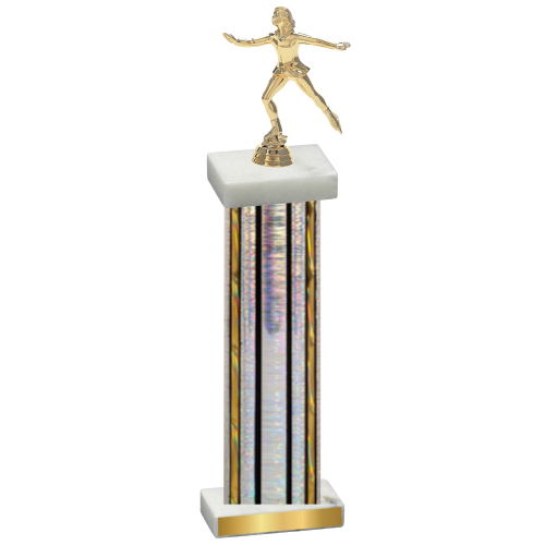 Single Silver Glacier Skater Trophy