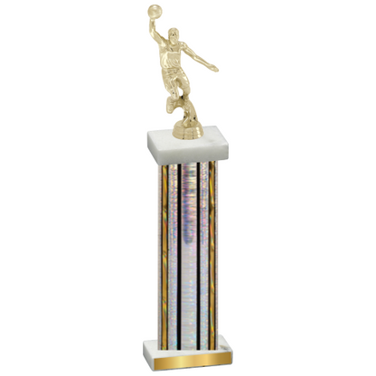 Single Silver Glacier Basketball Trophy