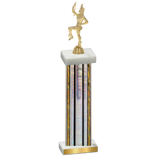 Single Silver Glacier Majorette Trophy