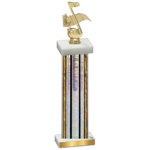 Single Silver Glacier Music Trophy