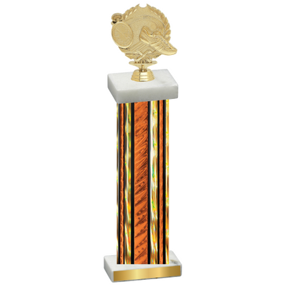 Single Orange Glacier Running Trophy