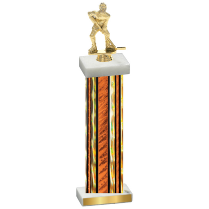 Single Orange Glacier Hockey Trophy