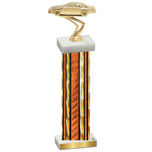 Single Orange Glacier Cars Trophy