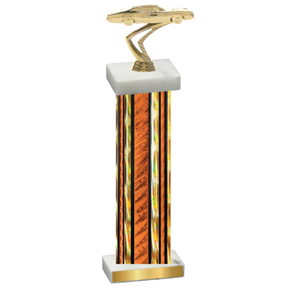 Single Orange Glacier Cars Trophy