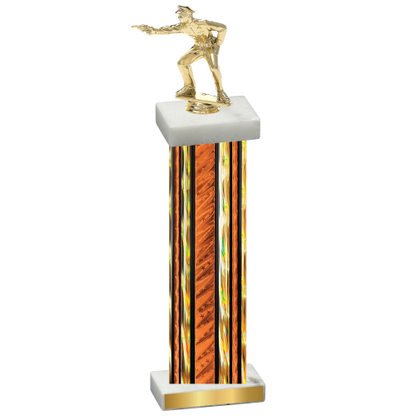 Single Orange Glacier Shooter Trophy