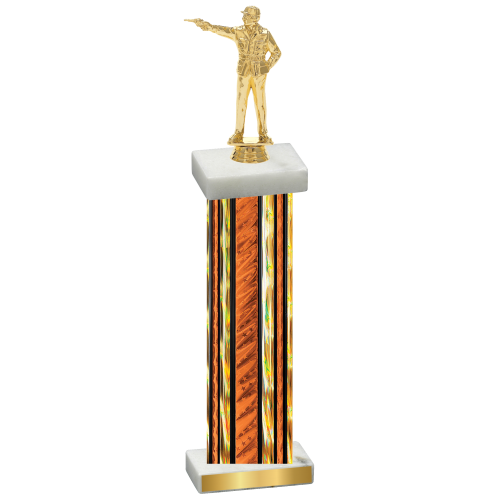 Single Orange Glacier Shooter Trophy