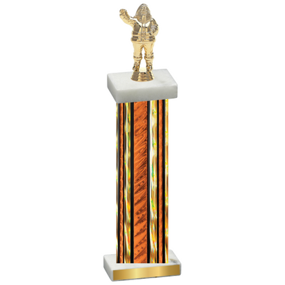 Single Orange Glacier Holiday Trophy