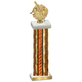 Single Orange Glacier Baseball Trophy