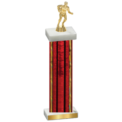 Single Red Glacier Rugby Trophy