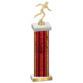 Single Red Glacier Running Trophy