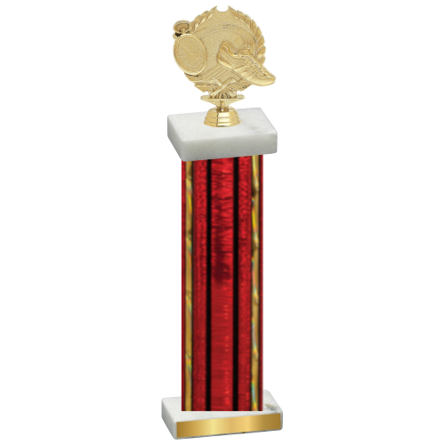 Single Red Glacier Running Trophy