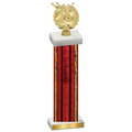 Single Red Glacier Bowling Trophy