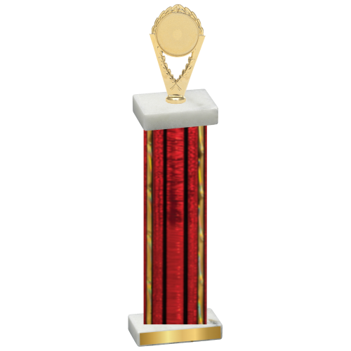 Single Red Glacier Insert Trophy