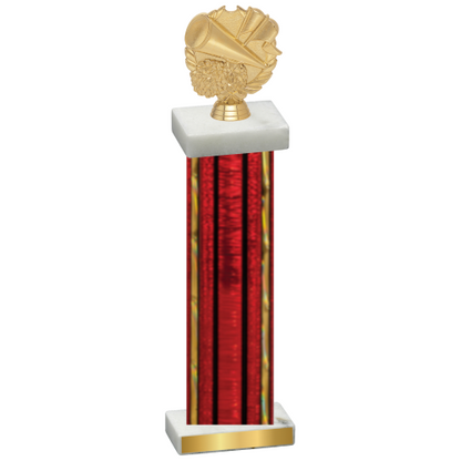 Single Red Glacier Cheerleading Trophy