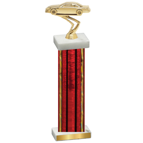 Single Red Glacier Cars Trophy