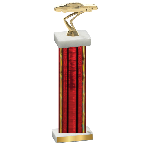 Single Red Glacier Cars Trophy