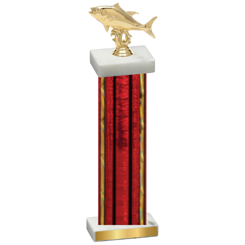 Single Red Glacier Fishing Trophy