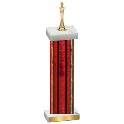 Single Red Glacier Chess Trophy