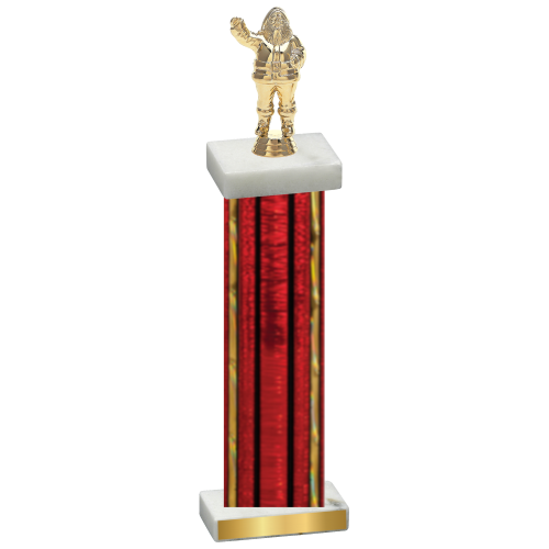 Single Red Glacier Holiday Trophy