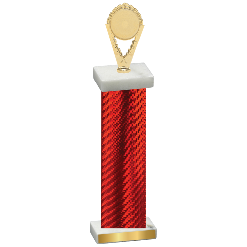 Single Red Carbon Fiber Insert Trophy