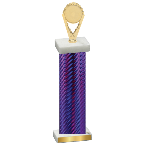 Single Purple Carbon Fiber Insert Trophy