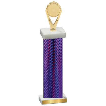 Single Purple Carbon Fiber Insert Trophy