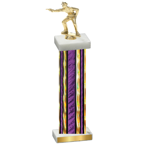 Single Purple Glacier Shooter Trophy