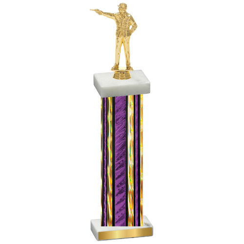 Single Purple Glacier Shooter Trophy