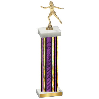 Single Purple Glacier Skater Trophy