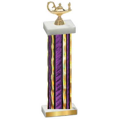 Single Purple Glacier Academics Trophy