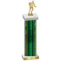 Single Green Glacier Rugby Trophy
