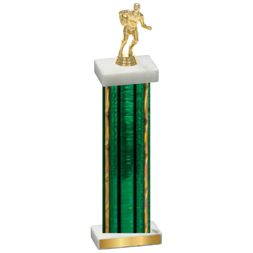 Single Green Glacier Rugby Trophy