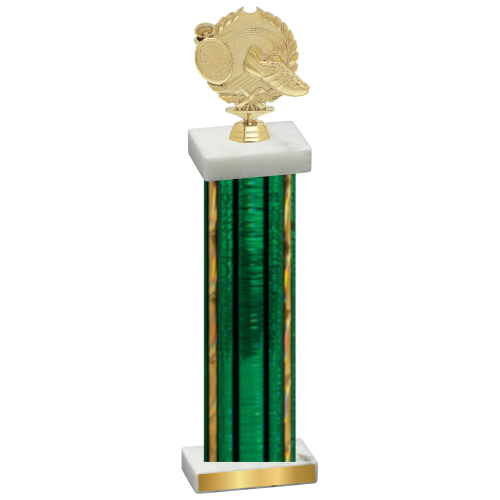 Single Green Glacier Running Trophy