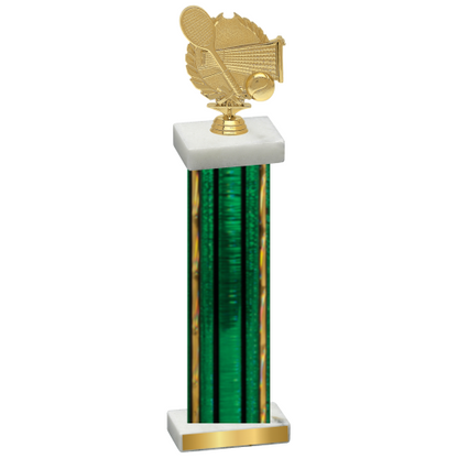 Single Green Glacier Tennis Trophy