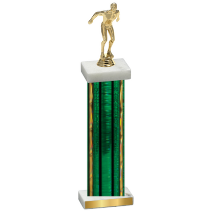 Single Green Glacier Swimming Trophy