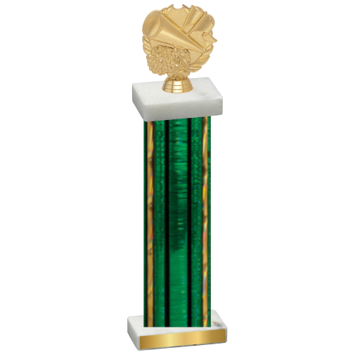 Single Green Glacier Cheerleading Trophy