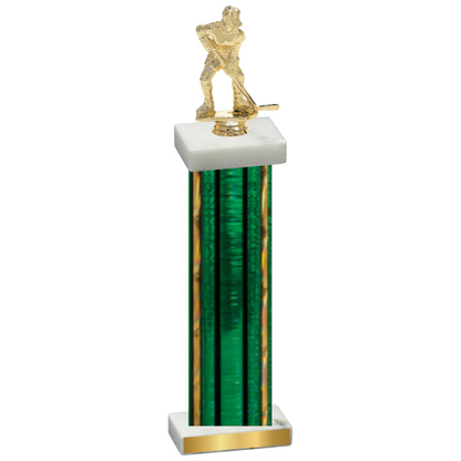 Single Green Glacier Hockey Trophy