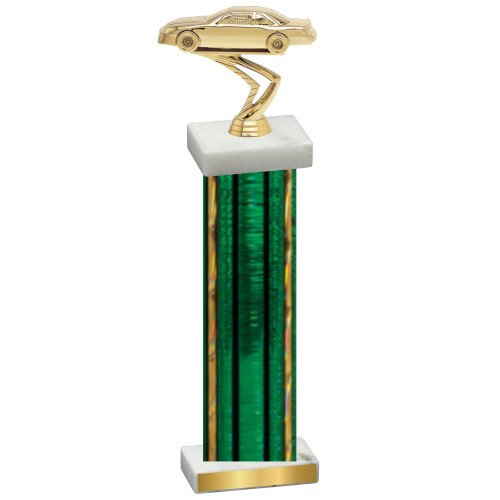 Single Green Glacier Cars Trophy