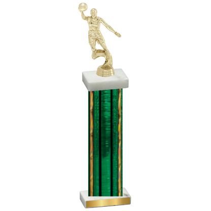 Single Green Glacier Basketball Trophy