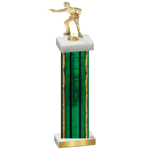 Single Green Glacier Shooter Trophy