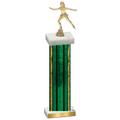 Single Green Glacier Skater Trophy