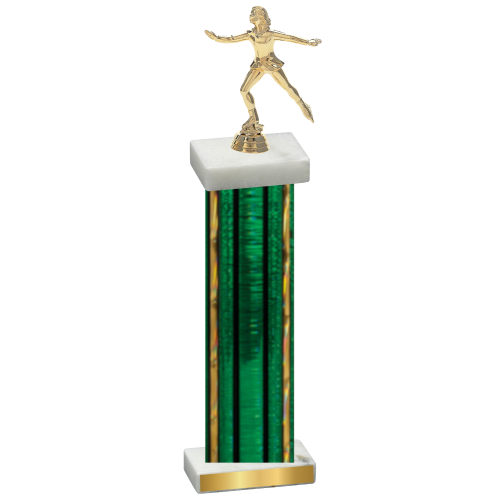 Single Green Glacier Skater Trophy