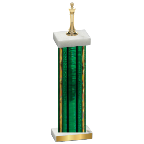 Single Green Glacier Chess Trophy