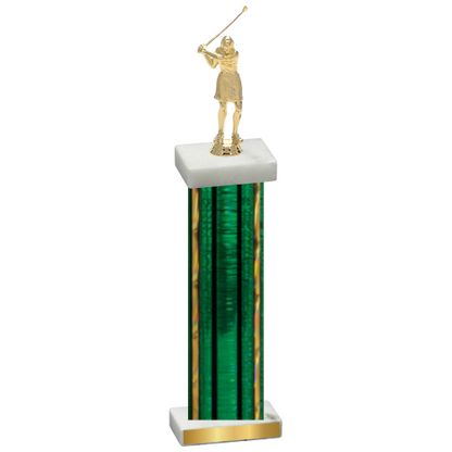 Single Green Glacier Golf Trophy